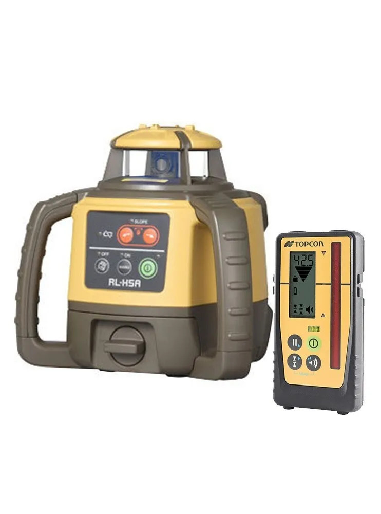 Nivela laser rotativa de constructie multifunctionala RL-H5A Digital (1 plan orizontal/inclinat, pantă manuală) - Topcon