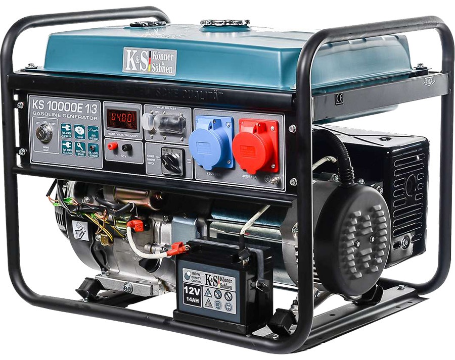 SH - RESIGILAT- Generator de curent 8 kW benzina PRO - Konner & Sohnen - KS-10000E-1/3 - 1 | YEO
