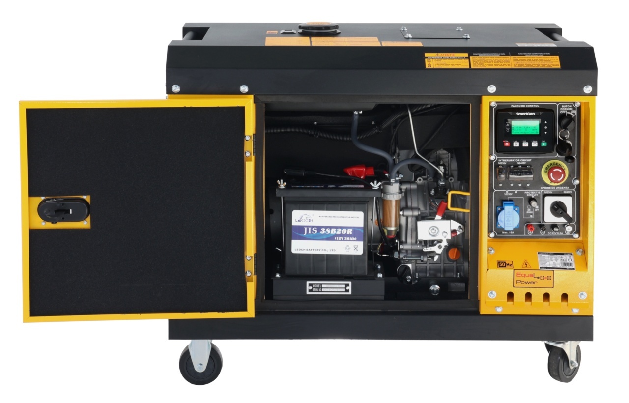 Stager YDE8600TA-TA3 V2 Generator insonorizat 7.5kVA, 3000rpm, dual, diesel, pornire electrica - 2 | YEO
