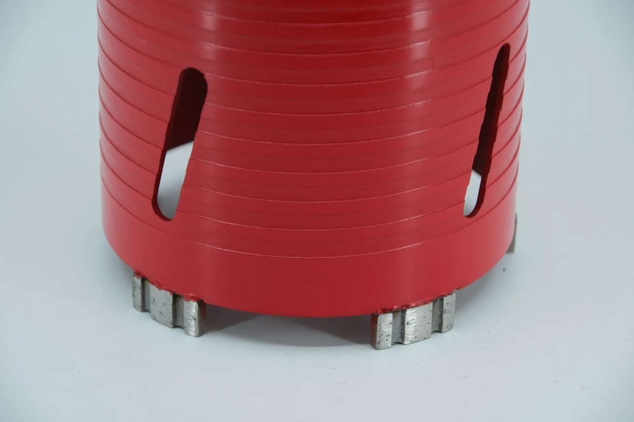 Carota diamantata Super PREMIUM ø115mm x 180mm x M16 pentru gaurire Beton armat, Zidarie, Granit - DXQZ.REDCORE.115 - imagine 4