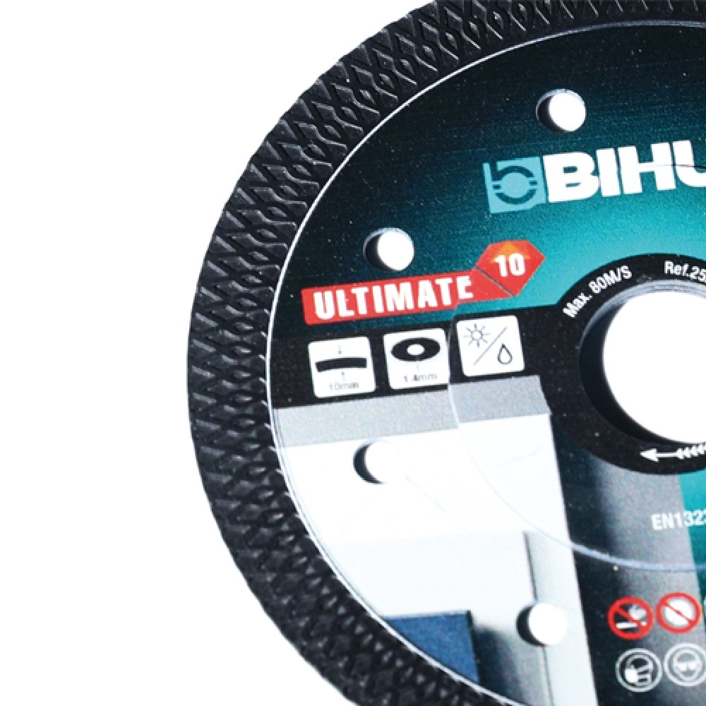 Disc Diamantat pt. Materiale dure, Portelan, Placi ceramice, 115x22.2 (mm) Ultimate BDT - BIHUI-DCAM115 - imagine 2