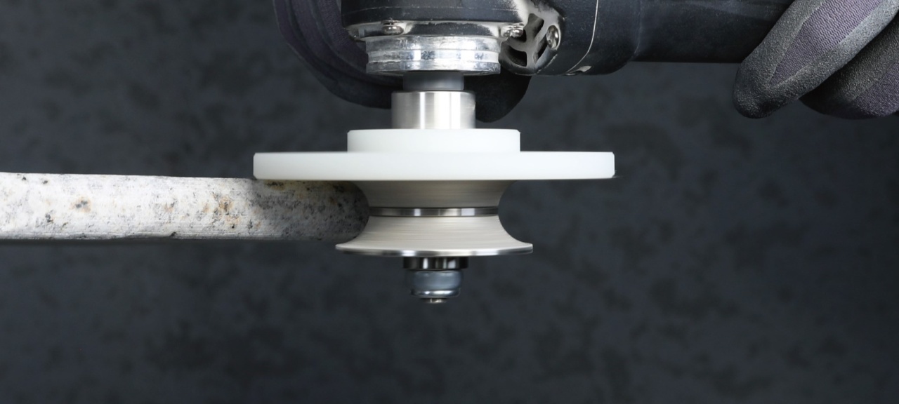 Freza diamantata pentru profilare Profil Bullnose, V-22mm, ∅115xM14 - BIHUI-DCPV22 - imagine 2