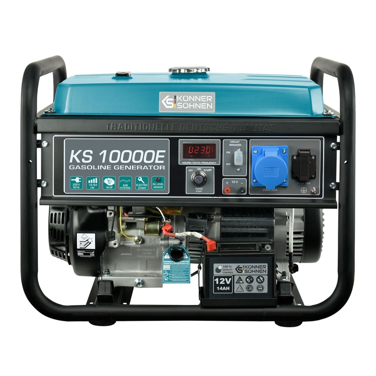 Generator de curent 8 kW benzina PRO - Konner & Sohnen - KS-10000E — imaginea 13