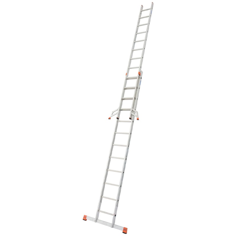 Scara culisanta din aluminiu Monto Fabilo, 2x12 trepte