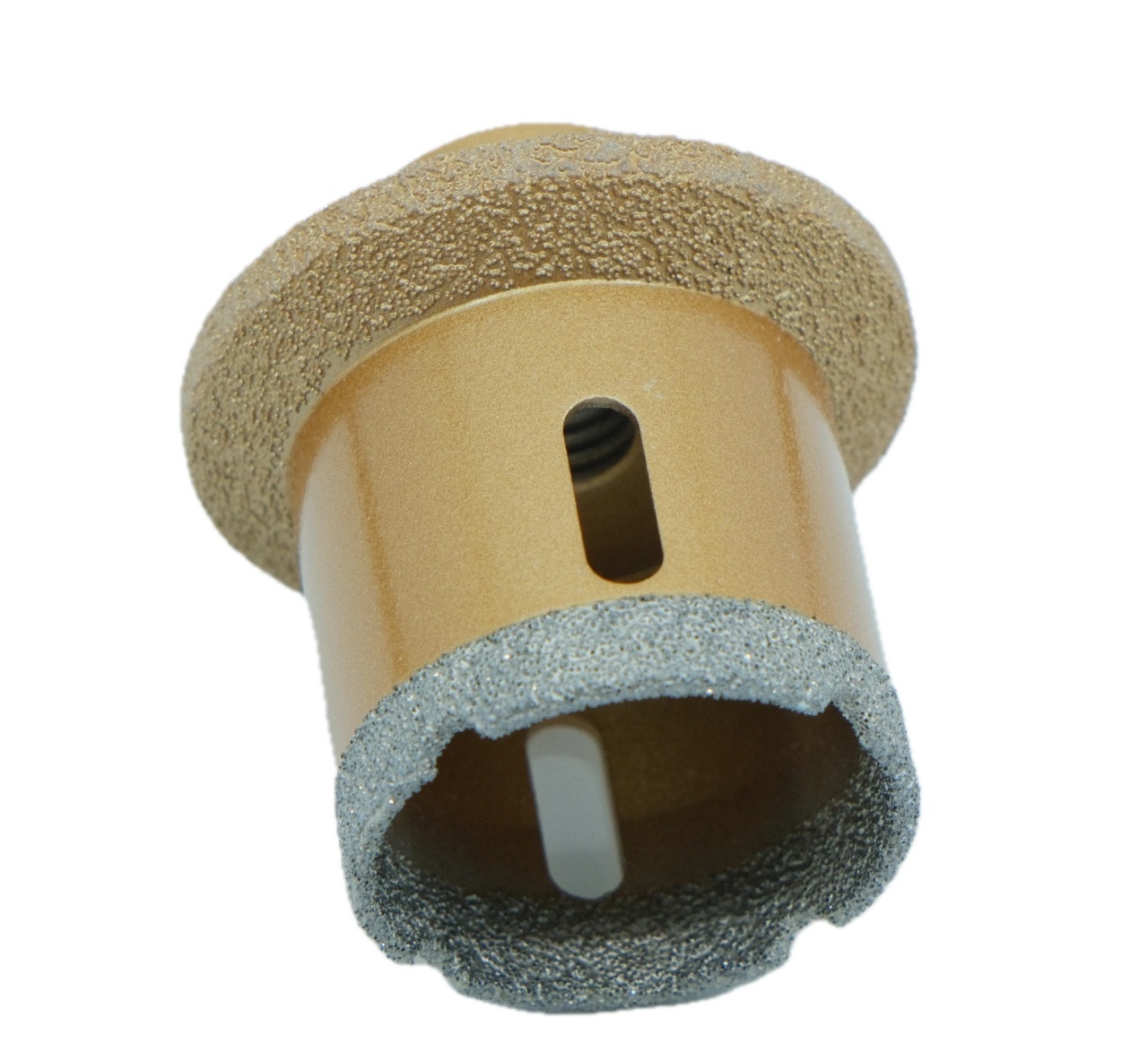 Carota Diamantata pentru ventil scurgeri in gresie portelanata, piatra, compozit, - diam. 45mm, 60mm 60° - Premium - DXDY.GOLDrill.45-6060deg — imaginea 12