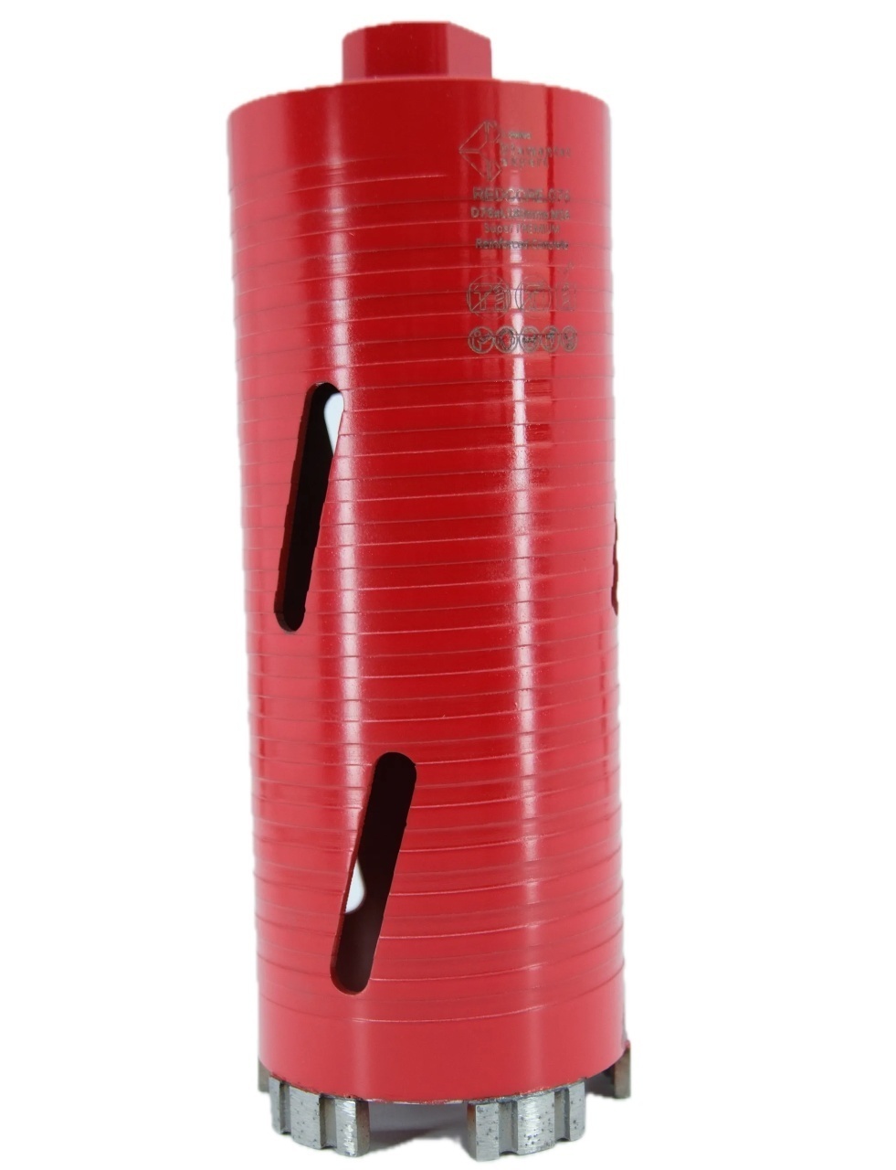 Carota diamantata Super PREMIUM ø76mm x 180mm x M16 pentru gaurire Beton armat, Zidarie, Granit - DXQZ.REDCORE.76 - imagine 3