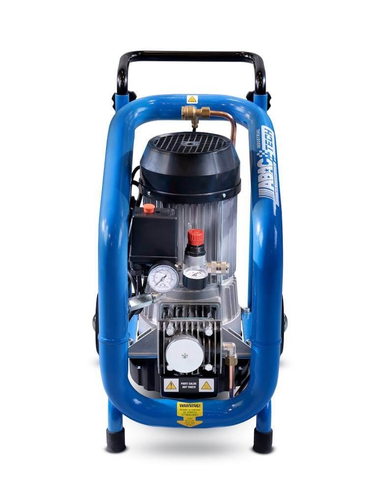 Compresor de aer cu piston fara ulei, silentios - 2.2 kW, 330 L/min, 10 bari - Rezervor 6 litri - ABAC-ATF-S-3-6-10 - 2 | YEO