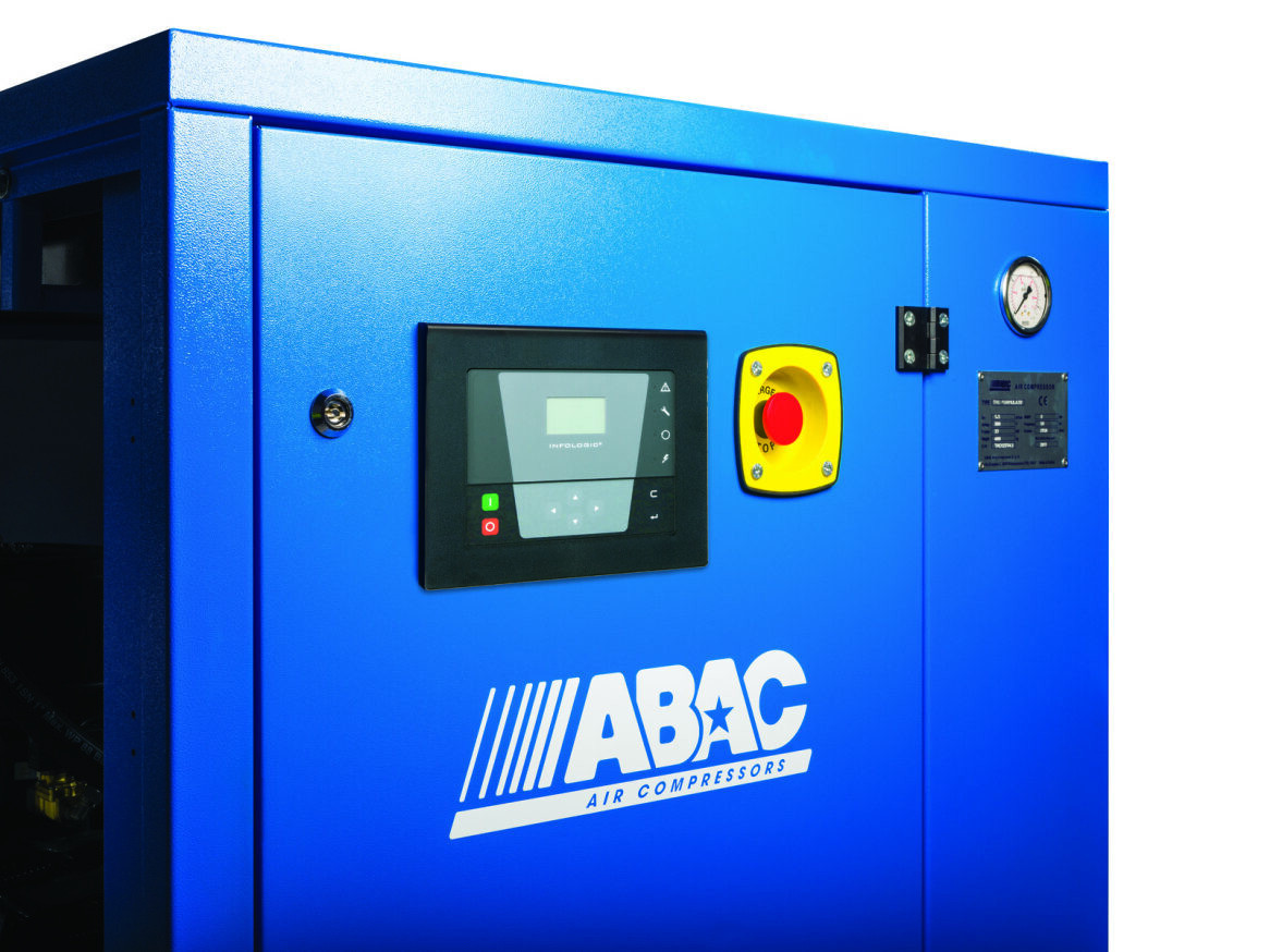 Compresor de aer profesional cu surub, cu viteza variabila, inverter integrat - 75 kW, 12400 L/min, 4-8 bari - ABAC-Formula-I-75A-8bar - imagine 3