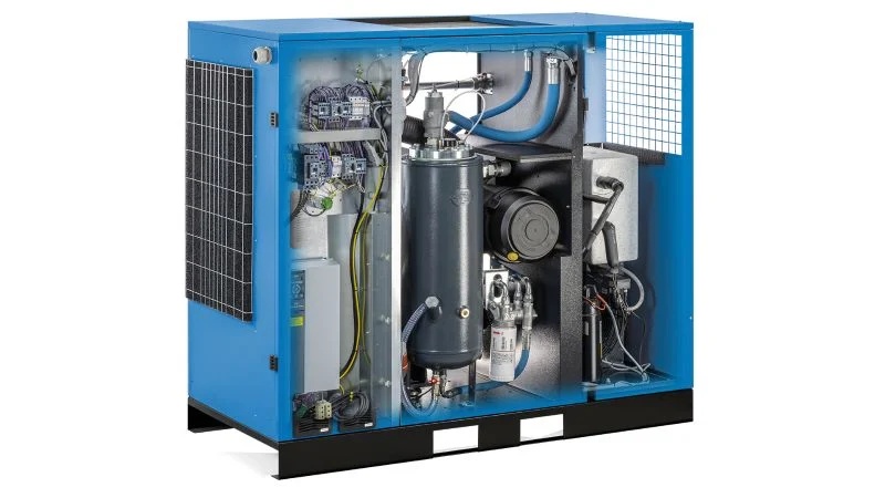 Compresor de aer profesional cu surub si uscator, viteza variabila - 45 kW, 6732 L/min, 10 bari - ABAC-Formula-MI45-10-MEAA - 2 | YEO