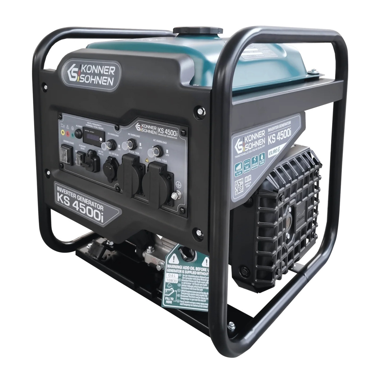 Generator de curent 4.5 kW inverter - benzina - Konner & Sohnen - KS-4500i — imaginea 15