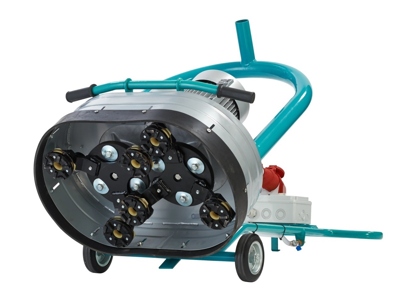 Masina de slefuit pardoseli, beton cu segmenti diamantati - 43m2/h, 5kW Electric - WP-MSPB600 — imaginea 7