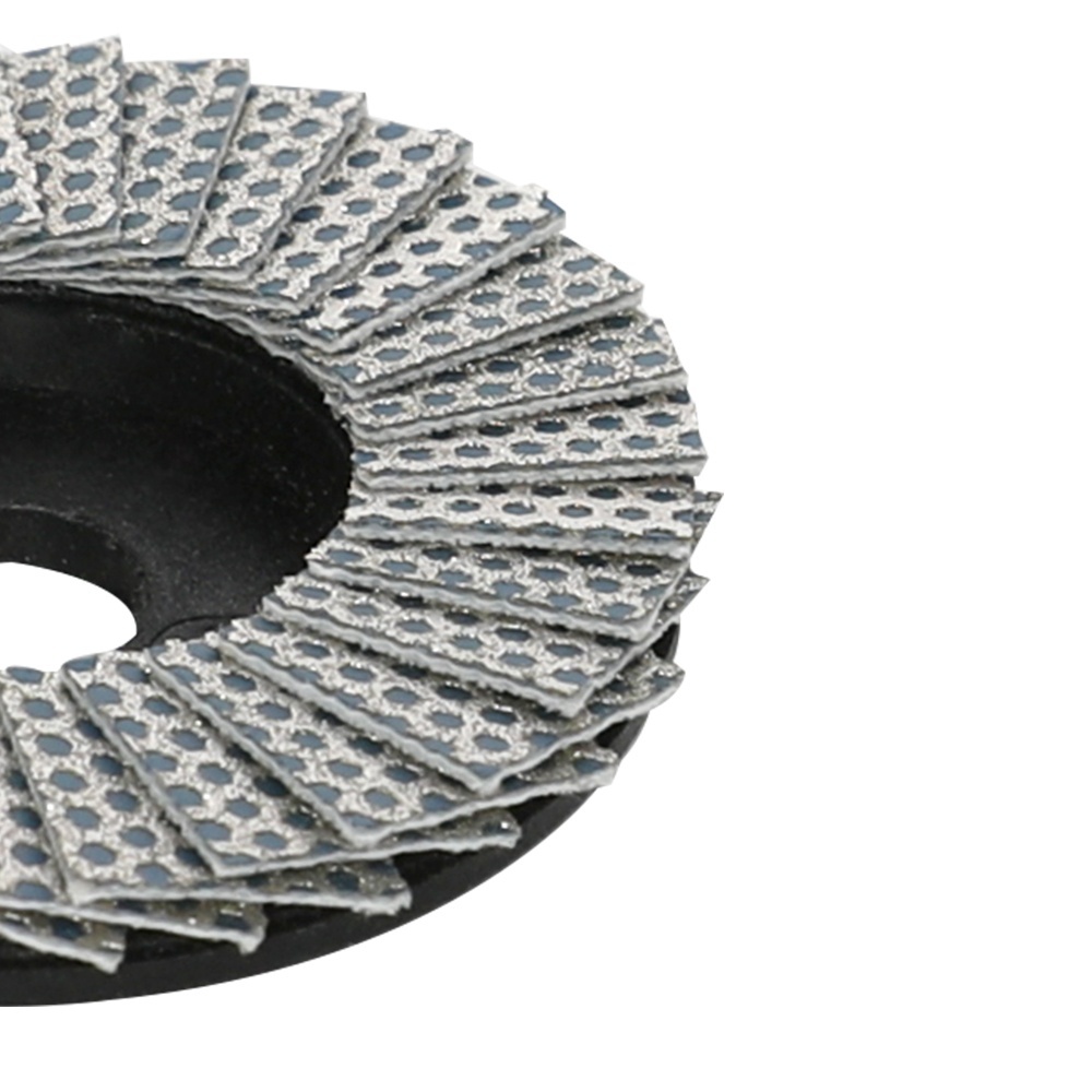 Mini disc lamelar pt. slefuire uscata placi ceramice, Ø50x10mm #120 - BIHUI-AGMF120 - imagine 3