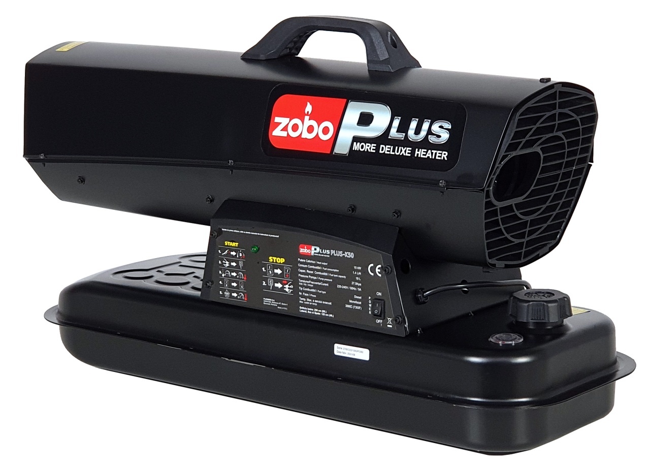 Zobo PLUS-K50 Tun de aer cald, ardere directa, 13kW, 230V, 300mc - 1 | YEO