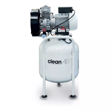 Compresor de aer medical cu piston fara ulei, silentios - 50 l, 1.9 kW, 480 L/min, 8 bari - ABAC-CleanAir-CLR-25/50