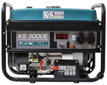 Generator de curent 3 kW benzina PRO - Konner &amp; Sohnen - KS-3000E - Img 1