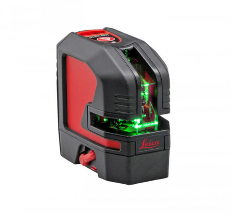 Nivela laser verde cu linii in cruce Leica LINO L2G