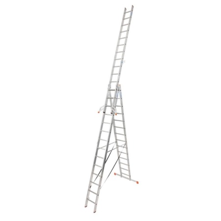 Scara multifunctionala din aluminiu Monto Tribilo, 3x14 trepte