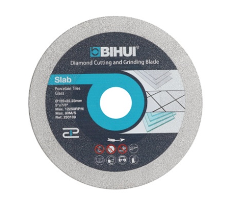 Disc Diamantat pt. taiat si slefuit sticla 250x22.23 (mm), segment 15mm Premium - BIHUI-DPG250