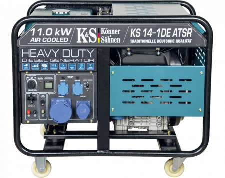 Generator de curent 11 KW diesel - Heavy Duty - Konner &amp; Sohnen - KS-14-1DE-ATSR - Img 1