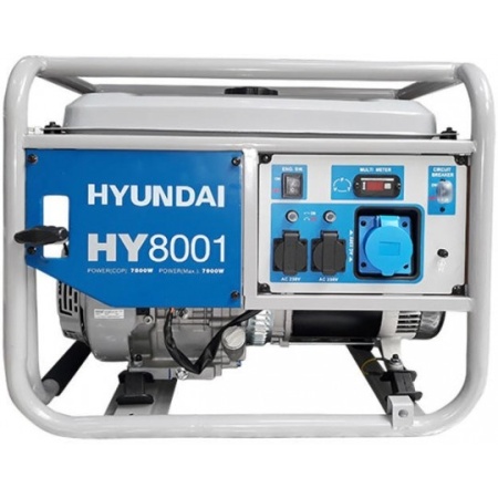 Generator de curent portabil monofazic, 8.0 kW - Hyundai HY8001