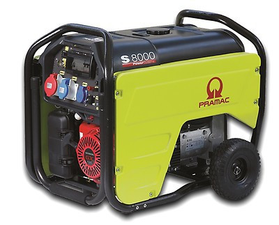 Generator de curent trifazat S8000 +CONN, 6,6kW - Pramac - Img 1