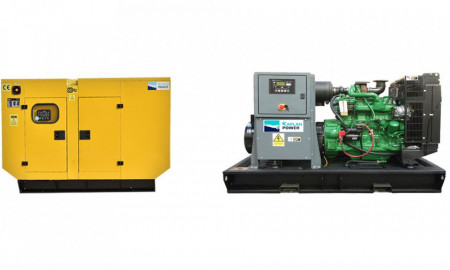 Generator stationar insonorizat DIESEL, 165kVA, motor Perkins, Kaplan KPP-165