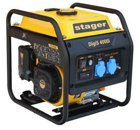Stager DigiS 4000i Generator digital invertor open-frame 4kW, monofazat, benzina, autonomie pana la 13h