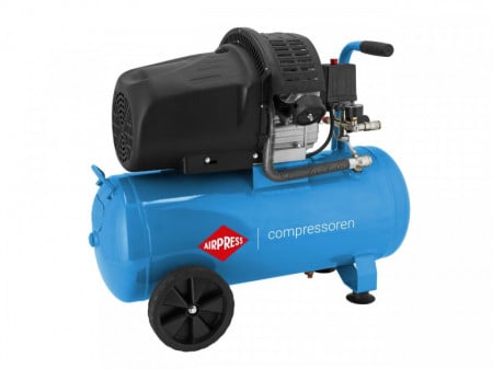 Compresor de aer profesional cu piston (cu accesorii) - Blue Series 2.2kW, 392L/min, 8 bari - Rezervor 50 Litri - AirPress-HL425/50-36888 - Img 1