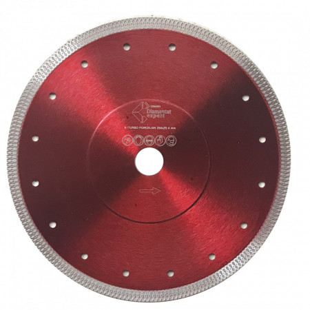 Disc DiamantatExpert pt. Portelan dur &amp; Gresie ft. dura 350x25.4 (mm) Premium - DXDY.XTURBO.350.25 - Img 1