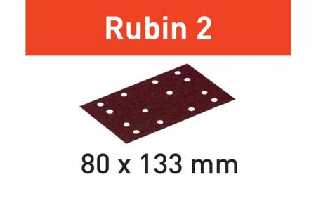 Foaie abraziva STF 80X133 P60 RU2/50 Rubin 2