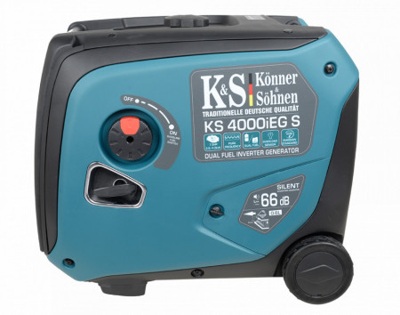 Generator de curent 4 kW inverter - benzina - insonorizat - Konner & Sohnen - KS-4000iEG-S