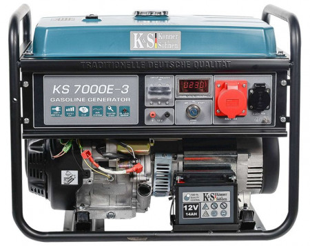 Generator de curent 5.5 kW benzina PRO - Konner &amp; Sohnen - KS-7000E-3 - Img 1