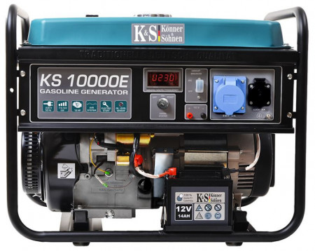 Generator de curent 8 kW benzina PRO - Konner &amp; Sohnen - KS-10000E - Img 1