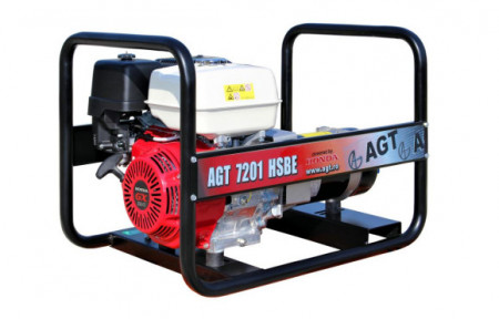 Generator de curent monofazat 6.1kW, 26 l, AGT 7201 HSBE - Img 1