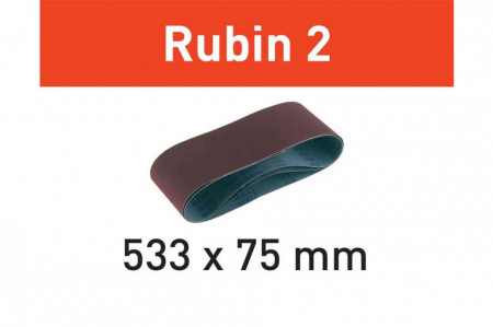 Banda abraziva L533X 75-P100 RU2/10 Rubin 2 - Img 1