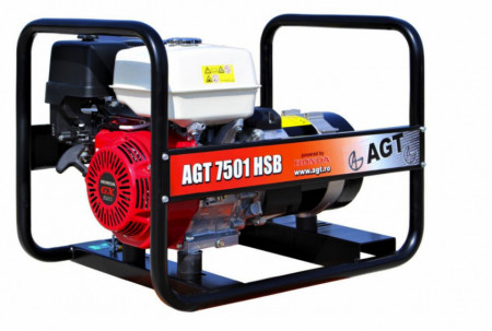 Generator de curent monofazat 6.4kW, AGT 7501 HSB - Img 1