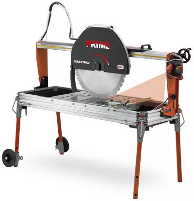 Masina de taiat caramida, materiale de constructii - 61.5cm, 4.0kW, PRIME 700S, kit laser si roti - Battipav-90701 - Img 1