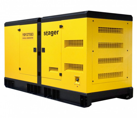 Stager YDY275S3 Generator insonorizat diesel trifazat 220kW, 361A, 1500rpm - Img 1