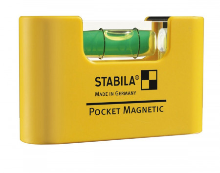 101 Pocket Magnetic. nivela cu 1 bula și magnet. 6.5 cm