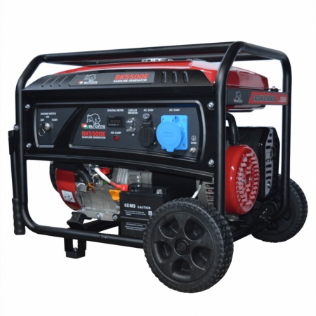 Generator curent monofazat SK5500E, Putere max. 5,5 kW, 230V, AVR, motor benzina
