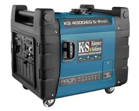 Generator de curent 4 kW inverter PROFI - HIBRID (GPL + Benzina) - insonorizat - Konner &amp; Sohnen - KS-4000iEG-S-Profi - Img 1