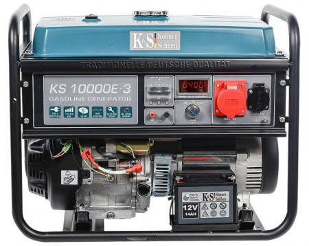 Generator de curent 8 kW benzina PRO - Konner &amp; Sohnen - KS-10000E-3 - Img 1