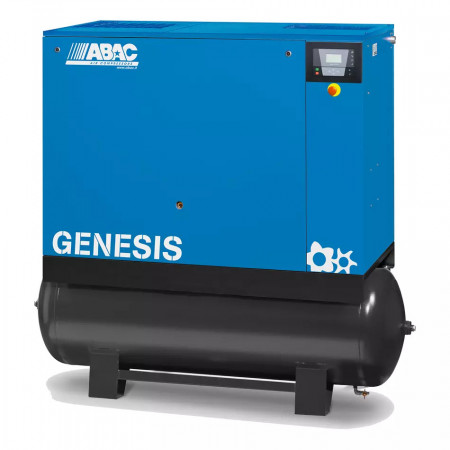 Compresor de aer profesional cu surub - 22 kW, 3240 L/min, 10 bari - Rezervor 500 Litri - ABAC-Genesis-22-500L-10bar