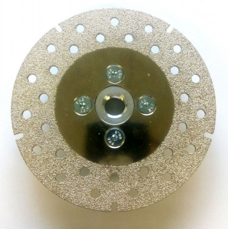 Disc diamantat (galvanizat) pt. taiat si slefuit CDP 115 SuperPremium - taiere uscata - Img 1
