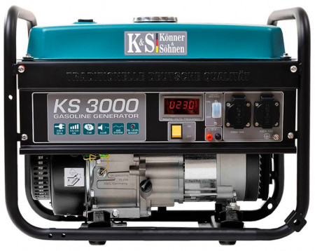 Generator de curent 3 kW benzina PRO - Konner &amp; Sohnen - KS-3000 - Img 1