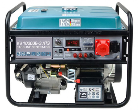 Generator de curent 8 kW benzina PRO - Konner &amp; Sohnen - KS-10000E-3-ATS - Img 1