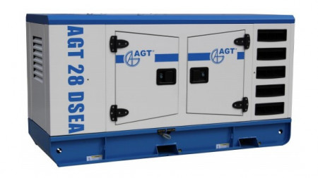 Generator diesel de curent, insonorizat AGT 28 DSEA - Img 1