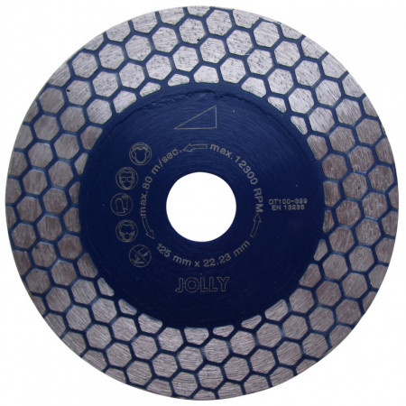 Disc DiamantatExpert pt. taiere si slefuire - Gresie si Placi dure 125x22.23 (mm) Super Premium - DXDH.3911.125 - Img 1