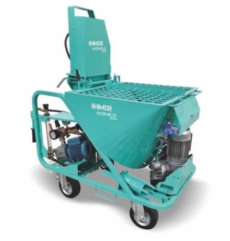 Masina de tencuit IMER Koine 35 EVO 230V debit 8-11-14-17 l/min materiale preamestecate