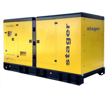 Stager YDSD440S3 Generator insonorizat 440kVA, 577A, 1500rpm, trifazat, diesel